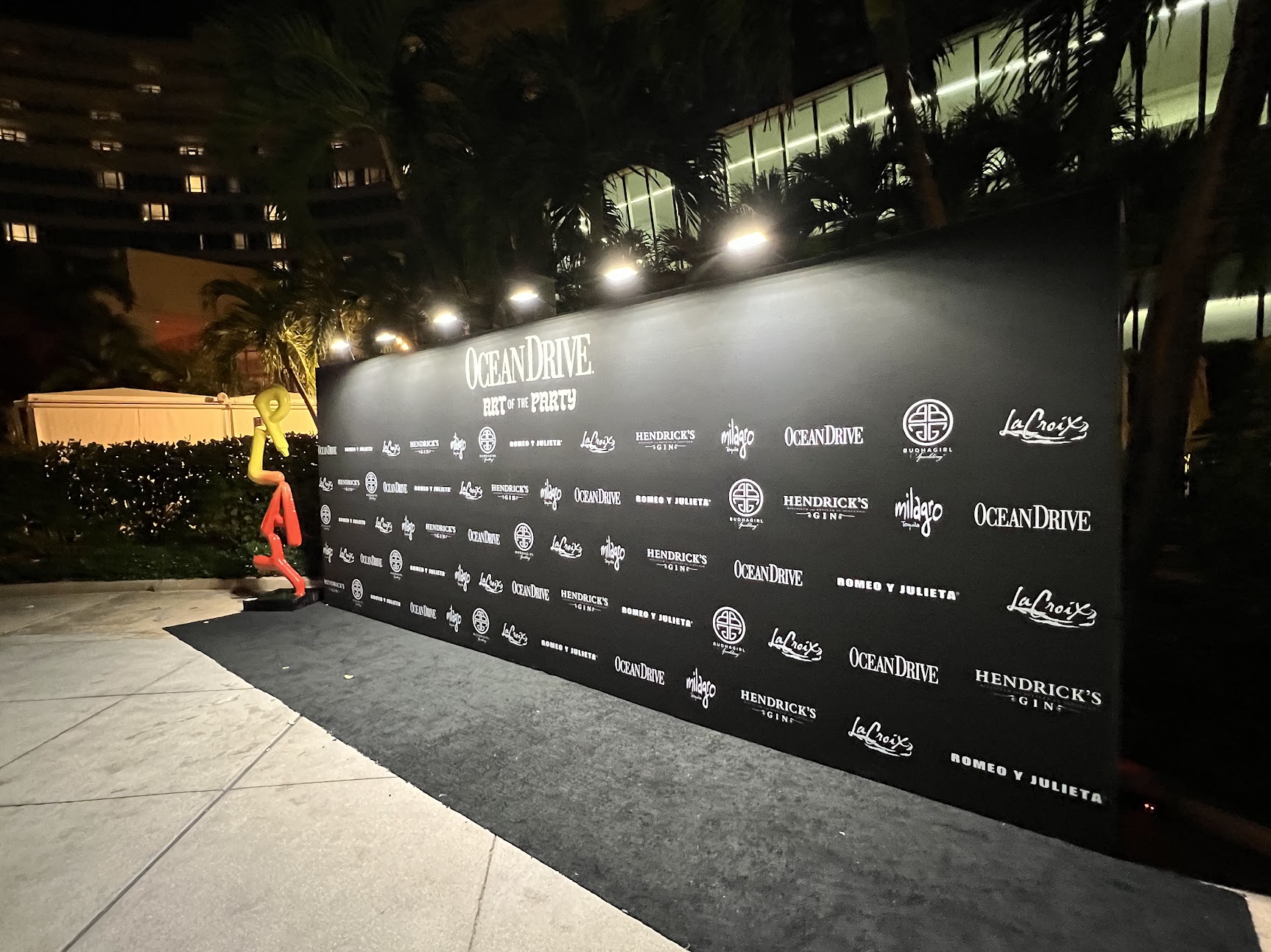 Step and Repeat Fabric Miami