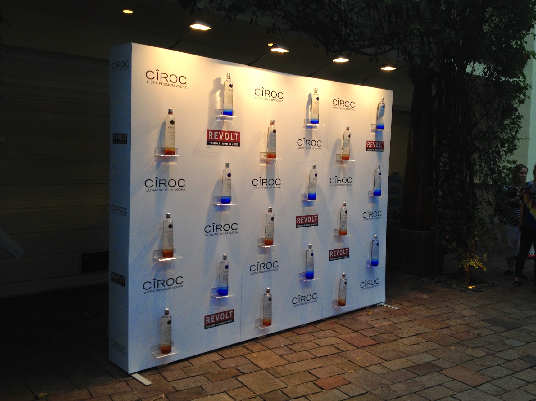Branded display for Miami corporate event